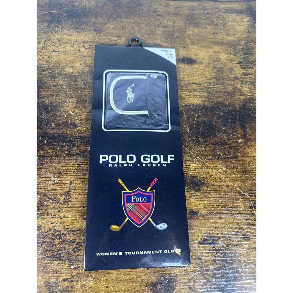 Polo Ralph Lauren Womens Golf Glove Left 17cm Small Navy NWT Performance Fit